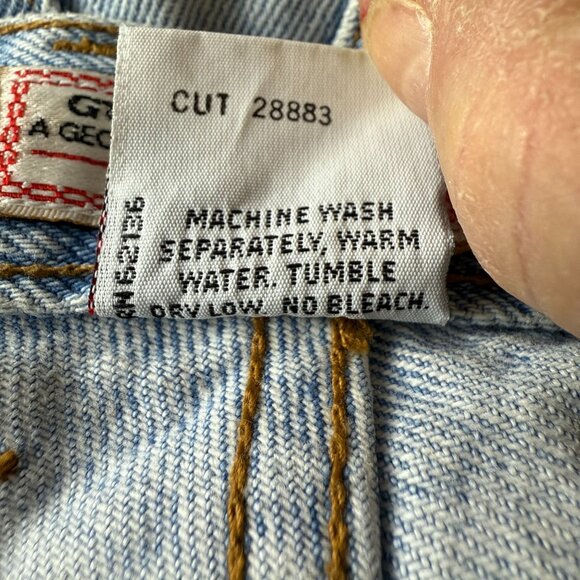 VTG Guess Jeans Georges Marciano 32 High Waist Button Fly Style 1040 USA Denim - Picture 10 of 10